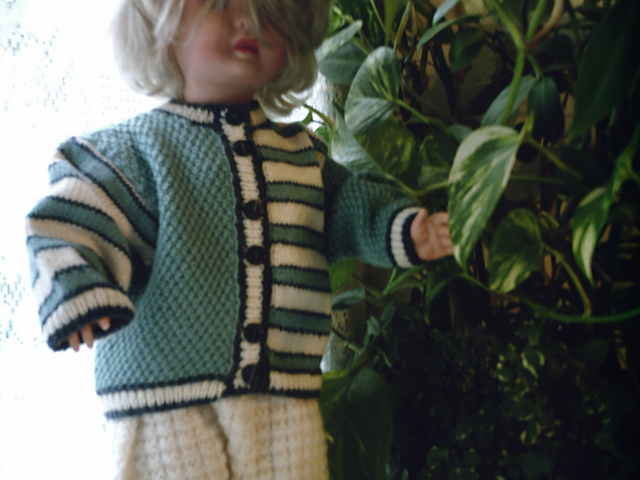 166 - Cardigan et Bonnet