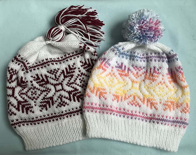 Nordic Snowflake Hat