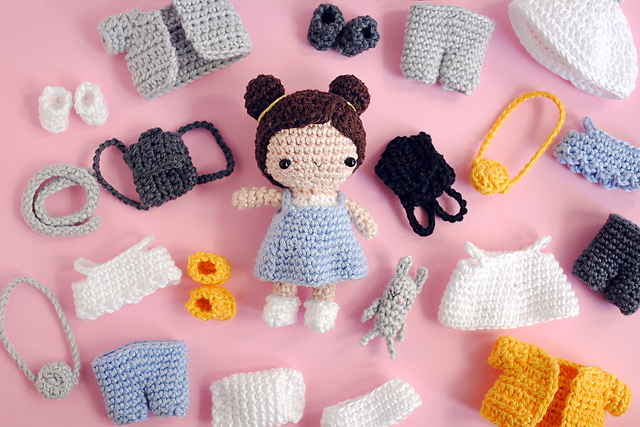 Ravelry: Mini Dress-up Doll pattern by The Wandering Deer