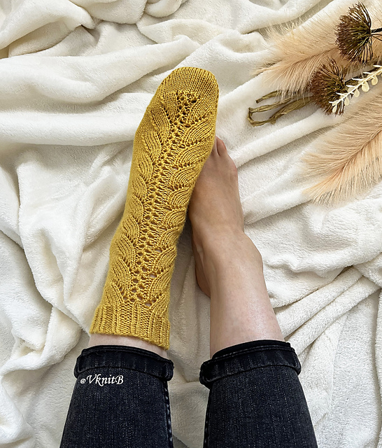 October Gold Socks