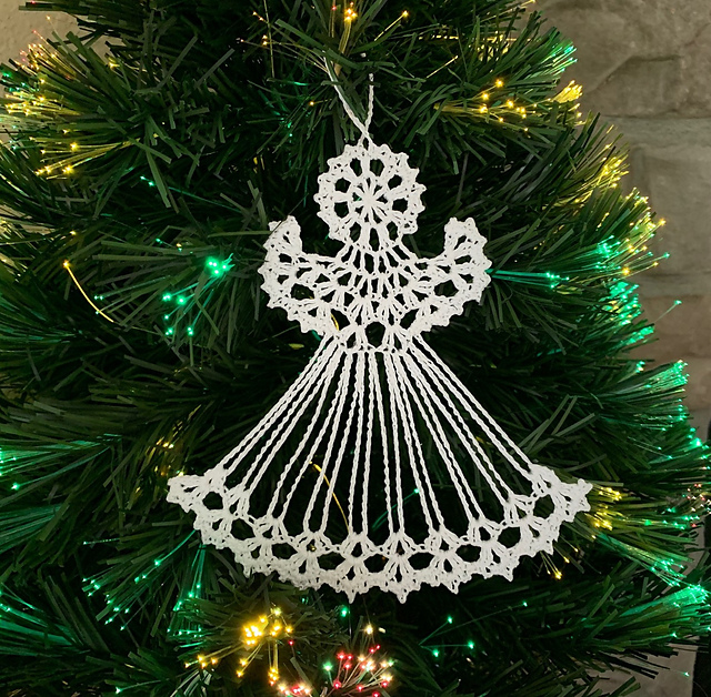 Flat Christmas Angel 1