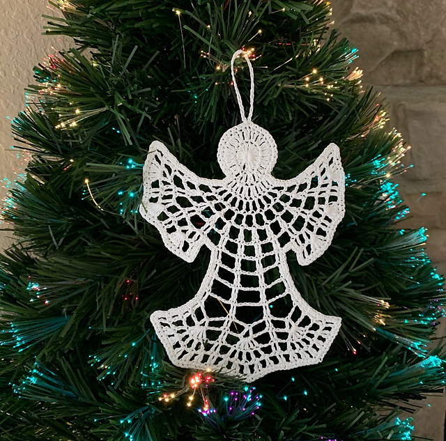 Ravelry: Flat Christmas Angel 2 pattern by Irina Eccles