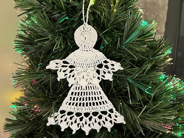 Ravelry: Flat Christmas Angel 6 pattern by Irina Eccles