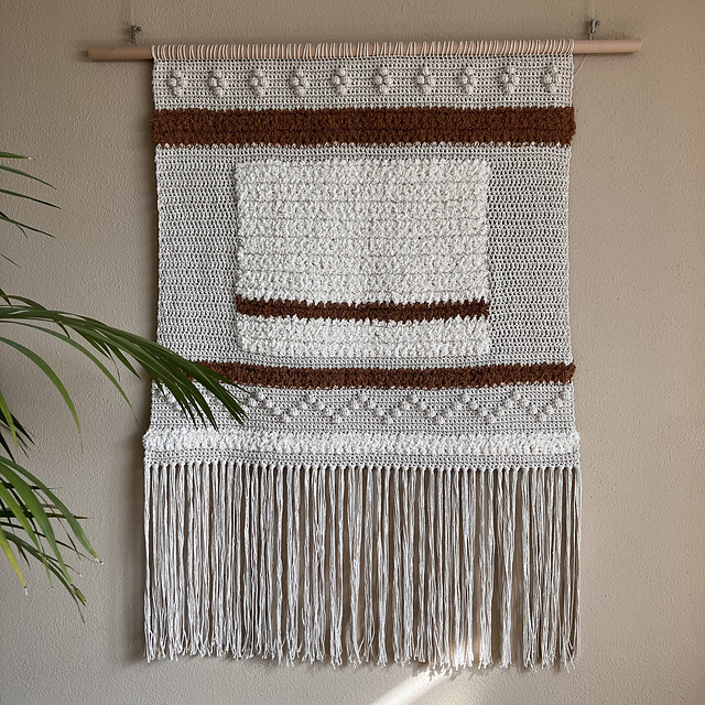 Crochet wall hanging FLOW