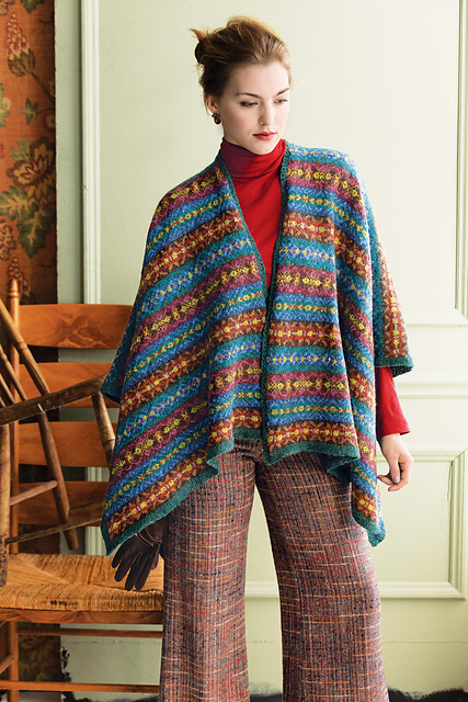 #01 Fair Isle Ruana