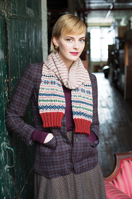 #03 Fair Isle Tubular Scarf