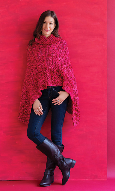 #16 Cabled Poncho