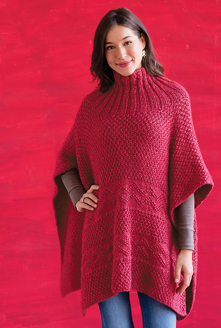 #17 Textured Poncho