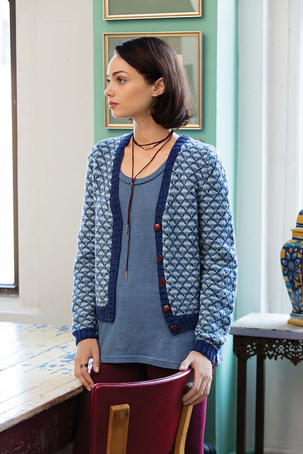 #21 Lattice Pattern Cardigan