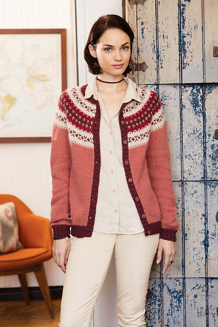 #23 Fair Isle Yoke Cardi