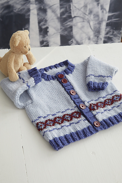 #03 Baby Fair Isle Cardi