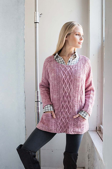 #04 Cabled Tunic with Pockets