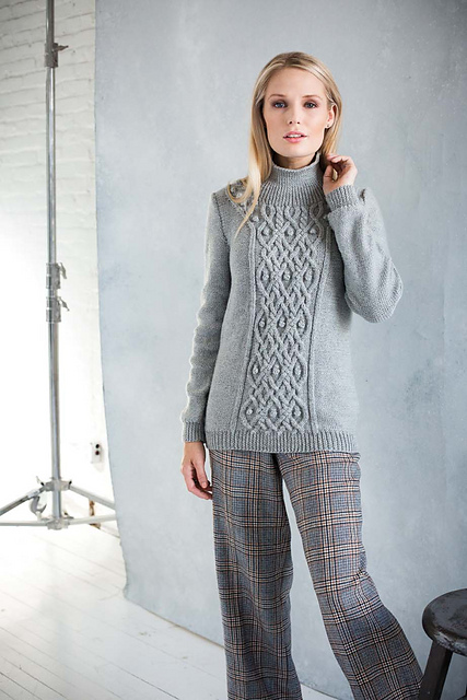 #05 Cable Panel Pullover