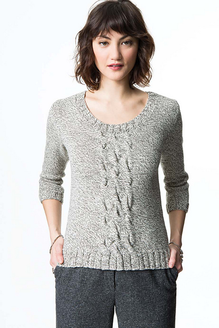 #07 Cable Front Pullover