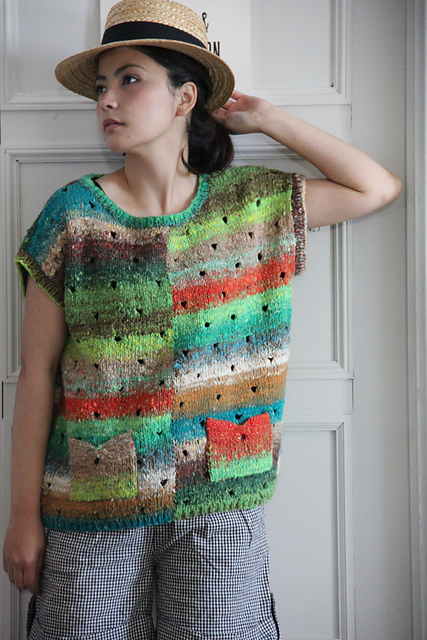 Sleeveless Top with Pockets