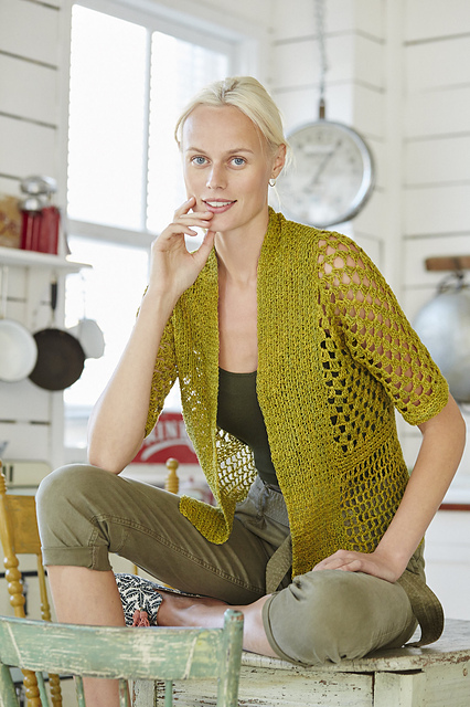 CROCHET MESH JACKET