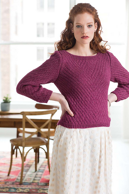 #11 Diagonal Stitch Pullover