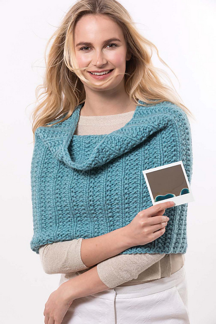 #07 Textured Capelet