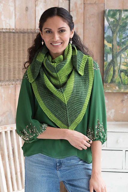 #25 Arrow Shawl