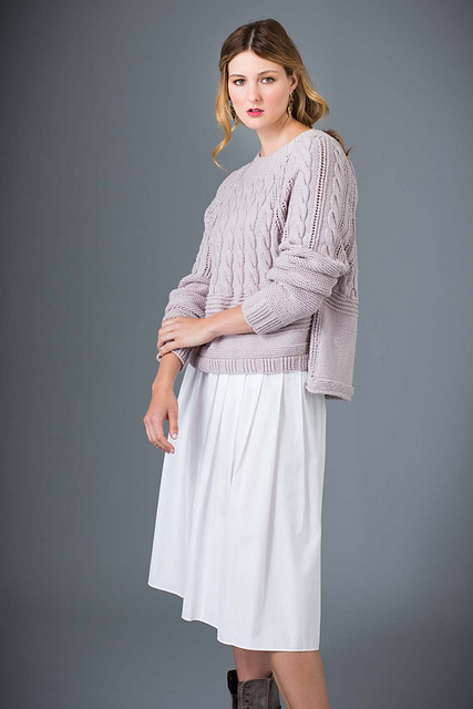#13 Lace Texture Pullover