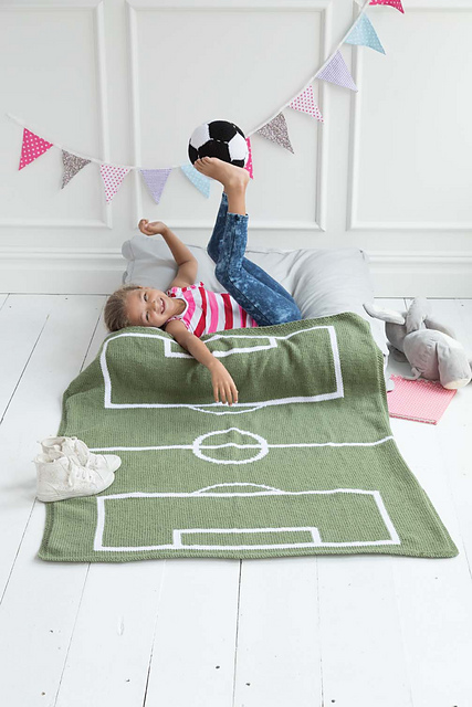 #26 + 27 Soccer Field Blanket and Toy