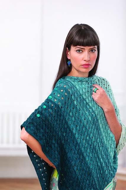 #17 Buttoned Gradient Wrap