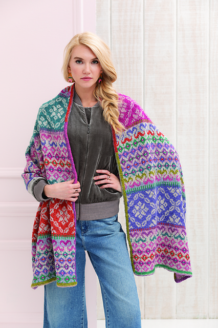 #01 Fair Isle Shawl
