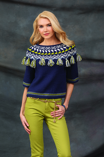 #09 Tassel Yoke Pullover