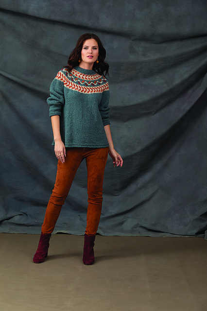 #13 Yoke Patterned Pullover