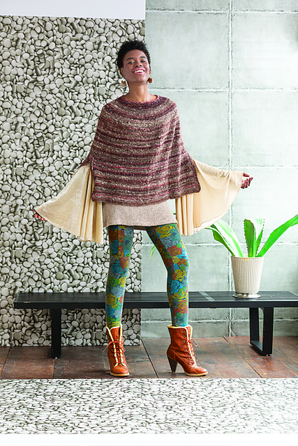 Steeked Poncho