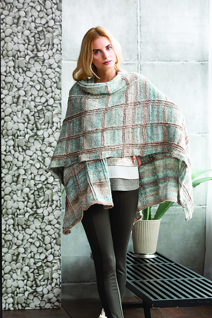 Plaid Ruana