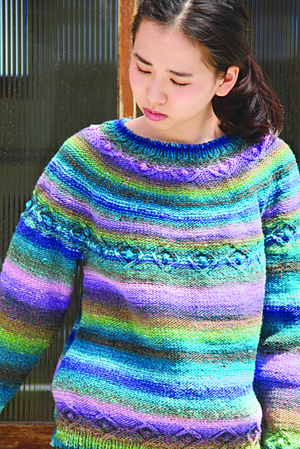 Cable Yoked Pullover