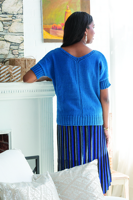 #6 Double V-Neck Pullover