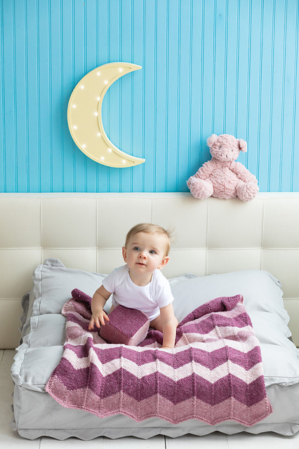 #28 Pink Striped Blanket/Block
