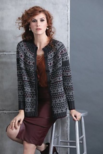 #02 Mosaic Yoke Cardigan