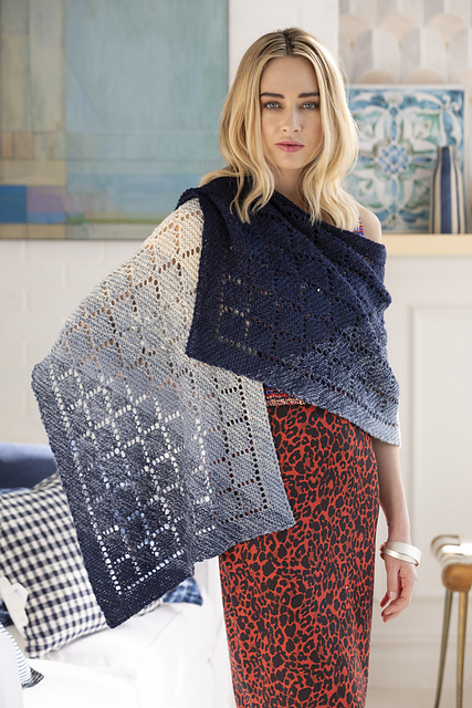 #14 Diagonal Eyelet Wrap