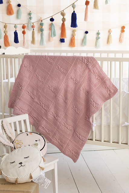 #23 Bunny Cable Blanket