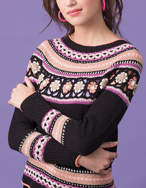 #14 Mixed Yoke Pullover