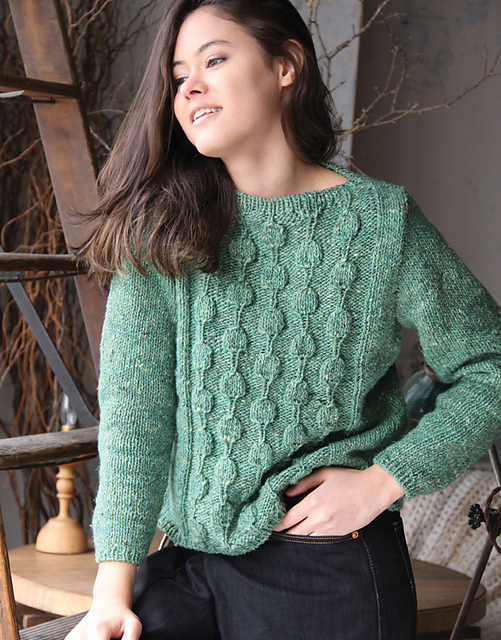 Textured Panel Pullover