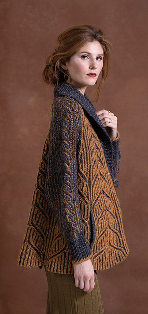 #18 Amber Leafy Coat