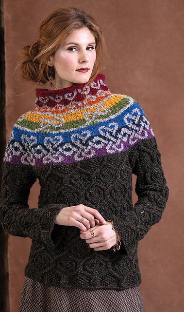 Ravelry: #19 Cliffs of Moher Sweater pattern by Anna Domyancic-Fox