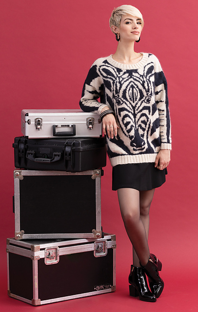 #18 Zebra Pullover