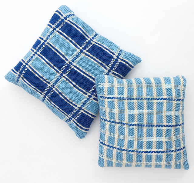 #19 Woven Plaid Pillows