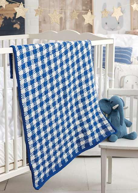#22 Slip-Stitch Plaid Blanket