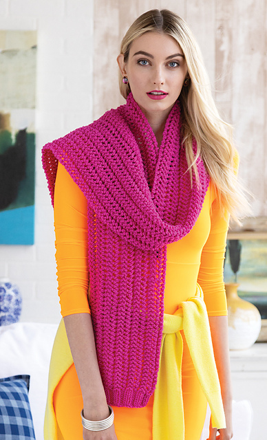 #25 Mesh-Stitch Scarf