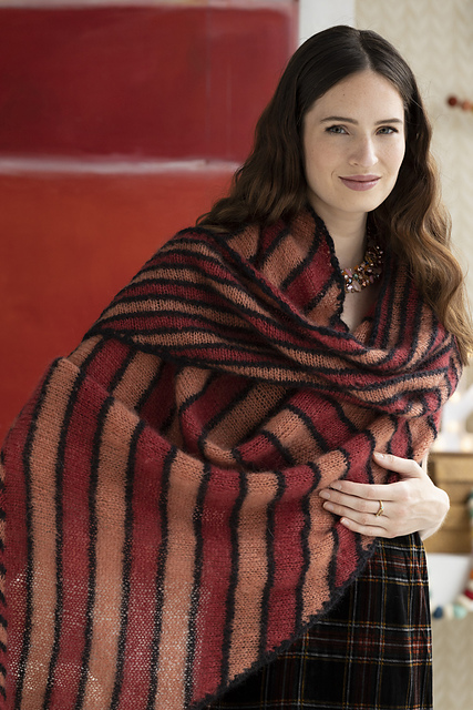 #14 Striped Shawl