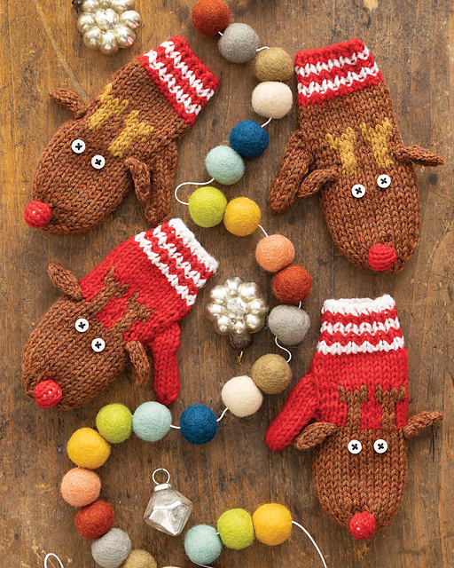#21 Reindeer Mittens