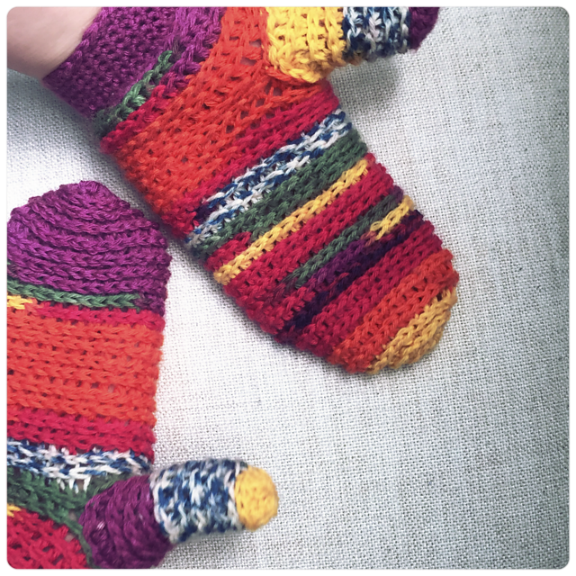 Sock Yarn Mitts