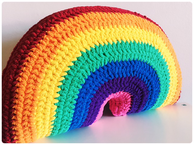 Rainbow Pillow