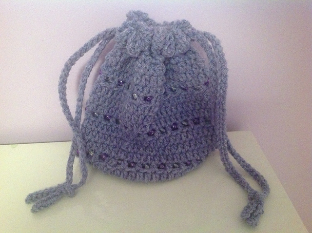 My Beaded October Bag
